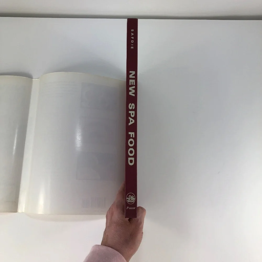 New Spa Food, Cook Book, Healthy Recipes, by Edward J. Safdie, 1990